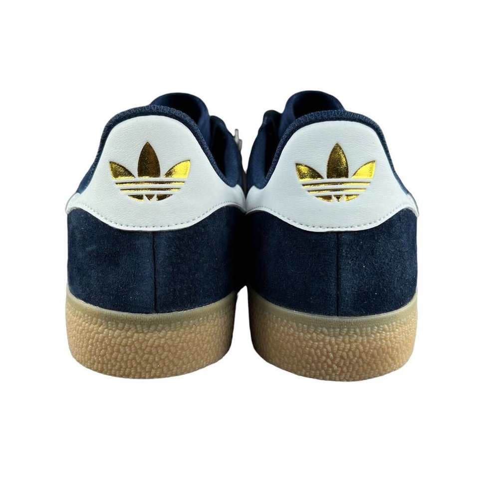 Adidas Men's Gazelle Adv Navy Blue White Gum Shoes H04905 Sizes 8 - 12 - Picture 2 of 9